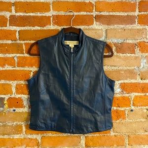 Leather vest